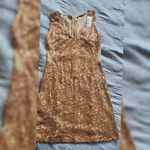 Gold dress